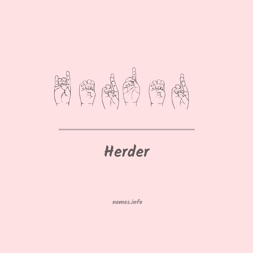 Herder em Libras