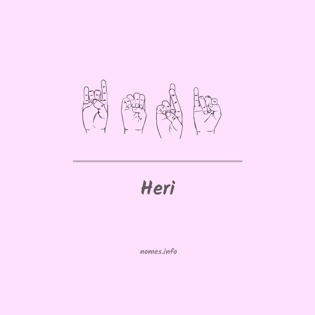 Heri em Libras