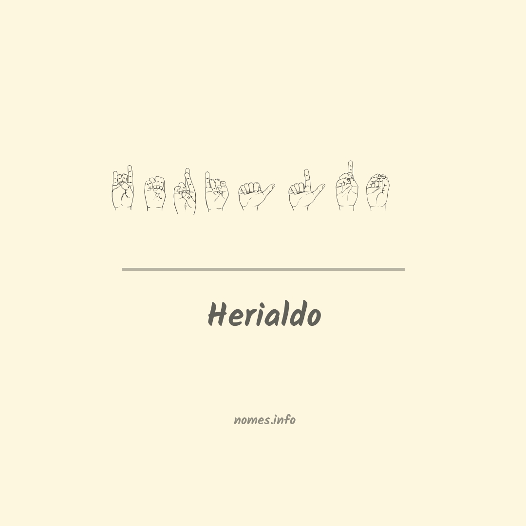 Herialdo em Libras