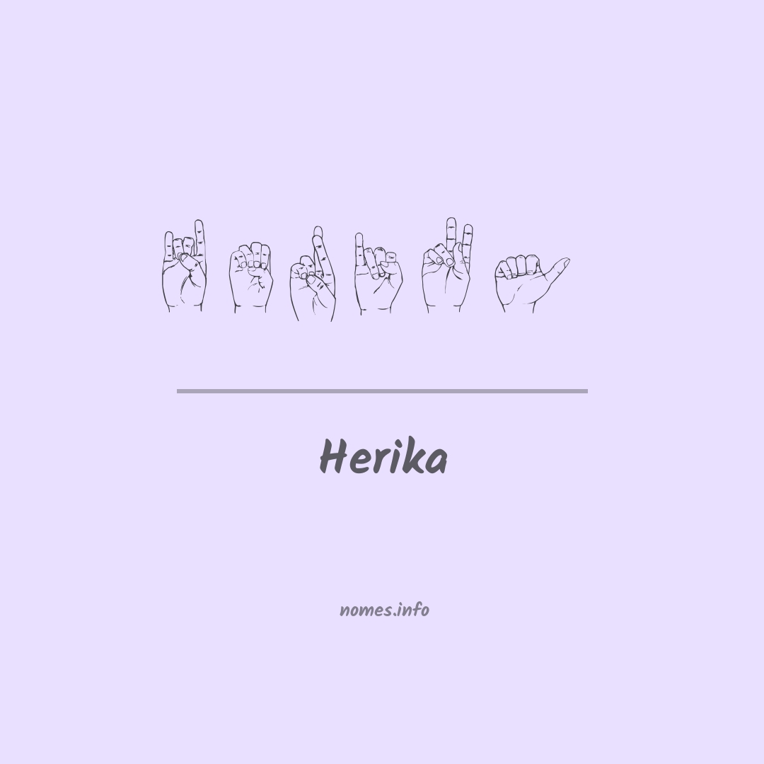 Herika em Libras