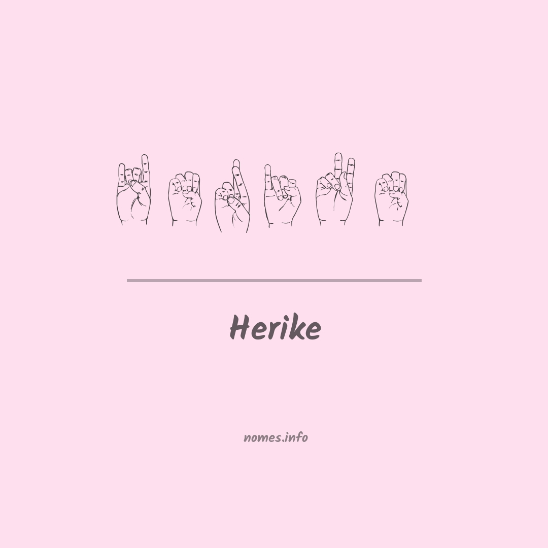 Herike em Libras