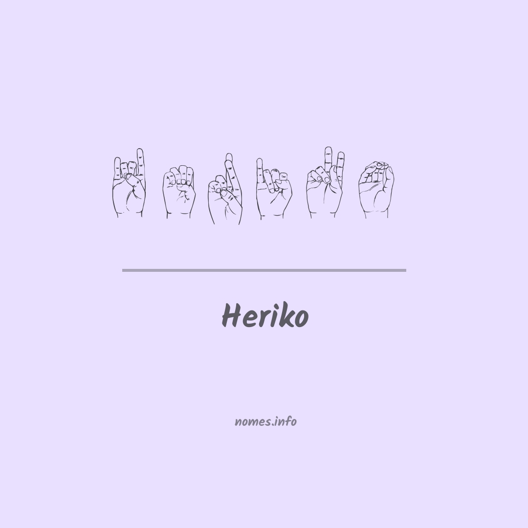 Heriko em Libras