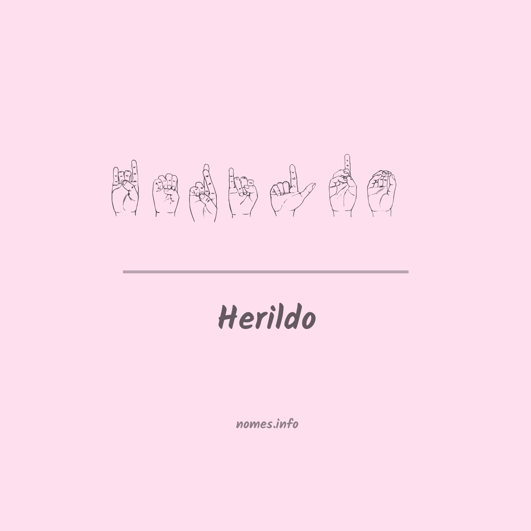 Herildo em Libras