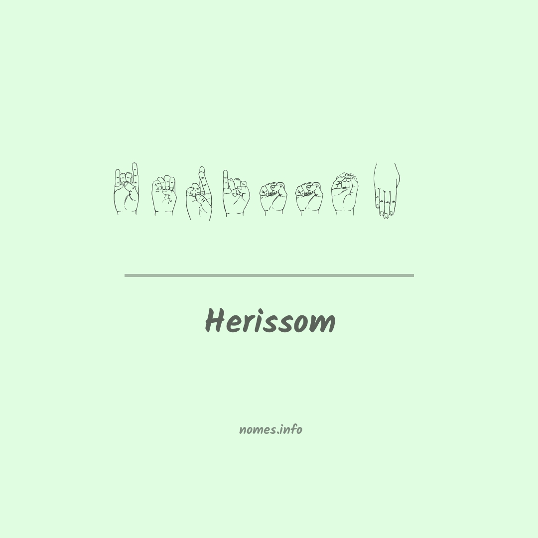 Herissom em Libras