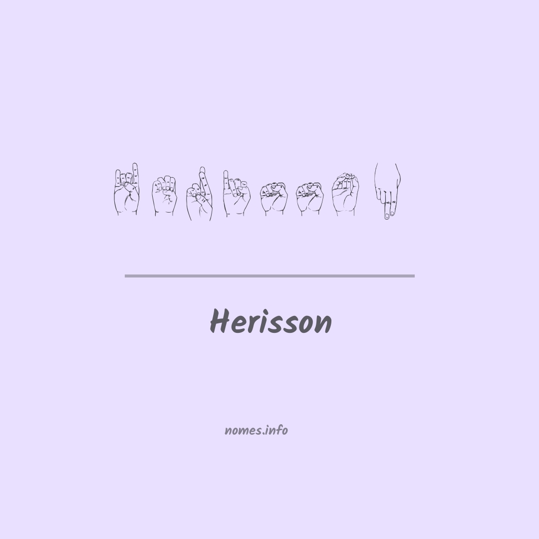 Herisson em Libras