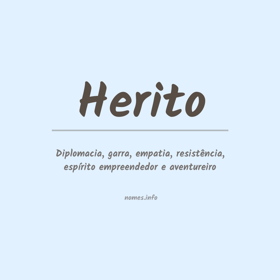 Significado do nome Herito
