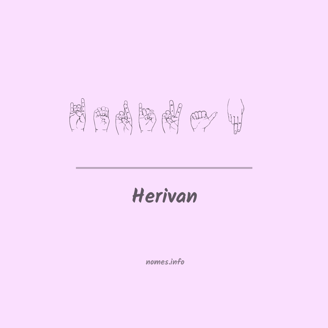 Herivan em Libras