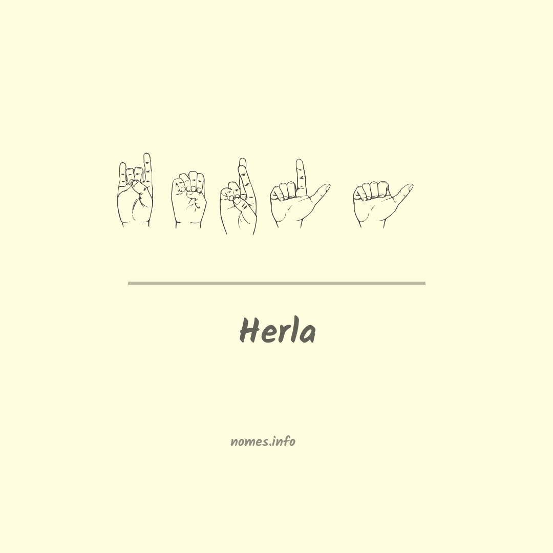 Herla em Libras