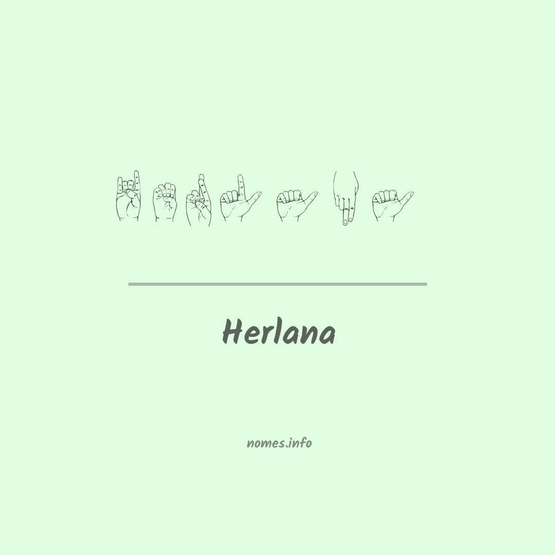 Herlana em Libras