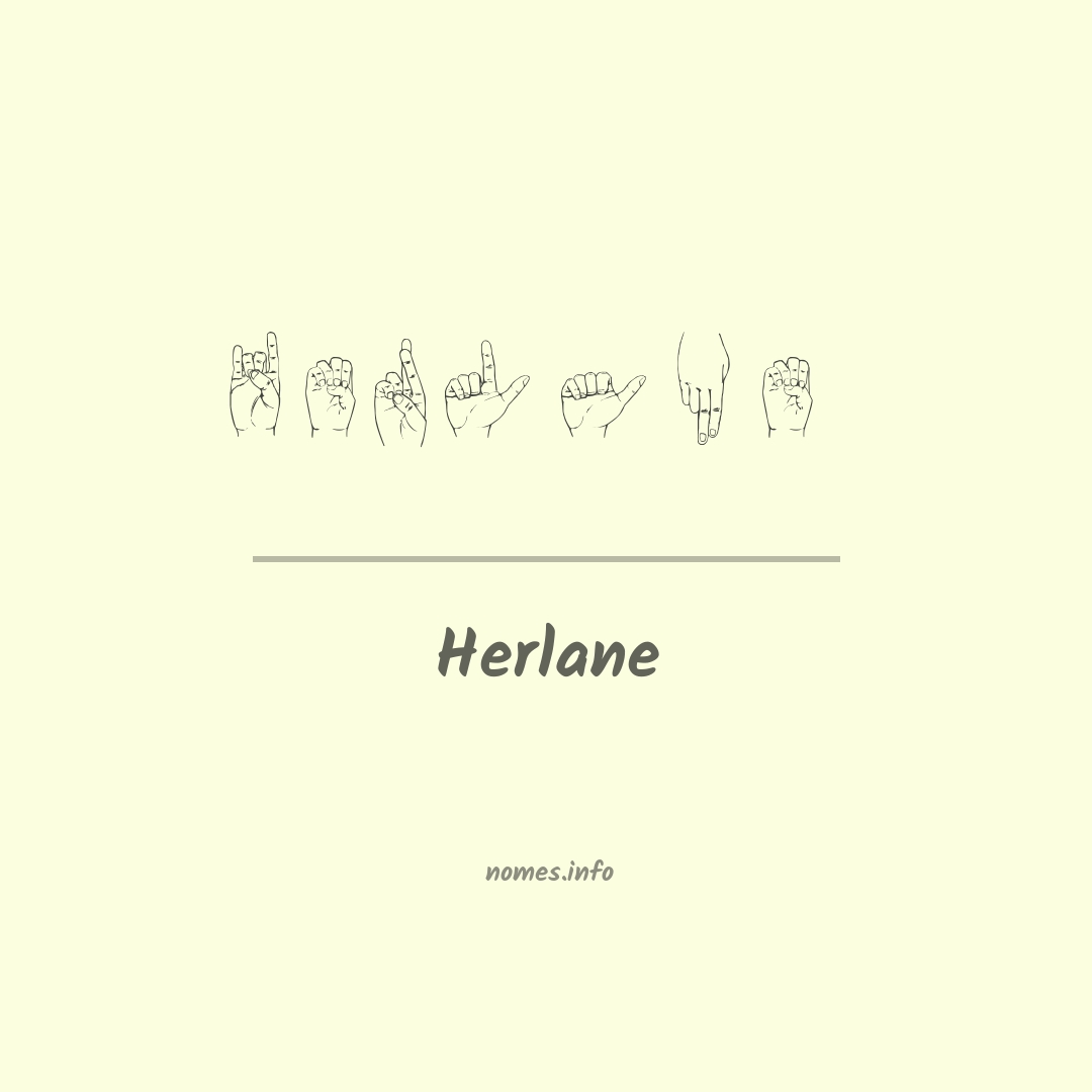 Herlane em Libras