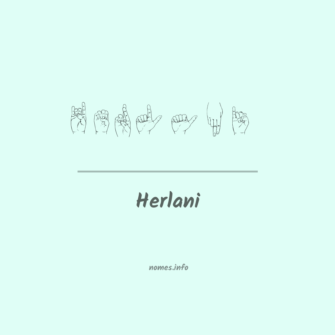 Herlani em Libras