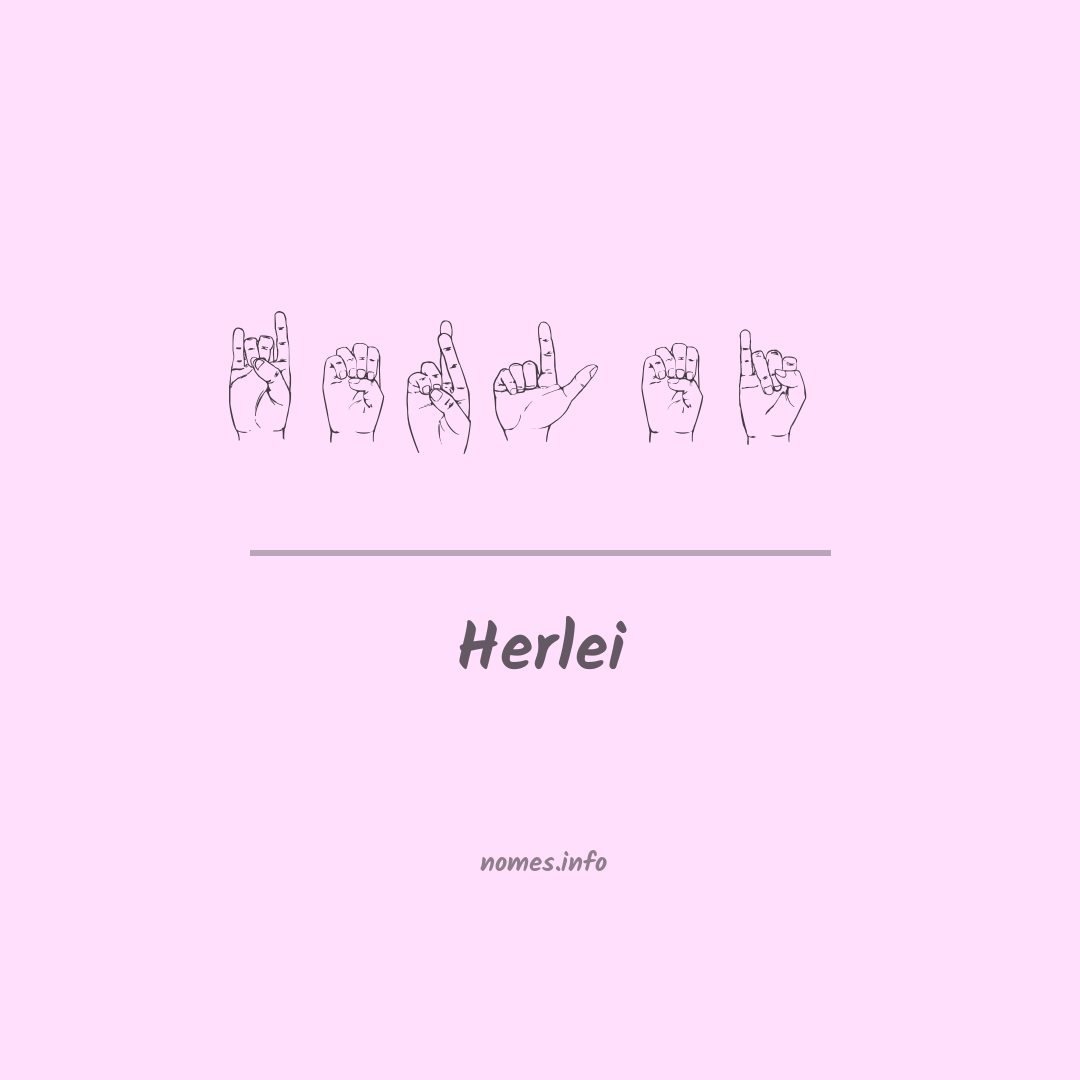 Herlei em Libras