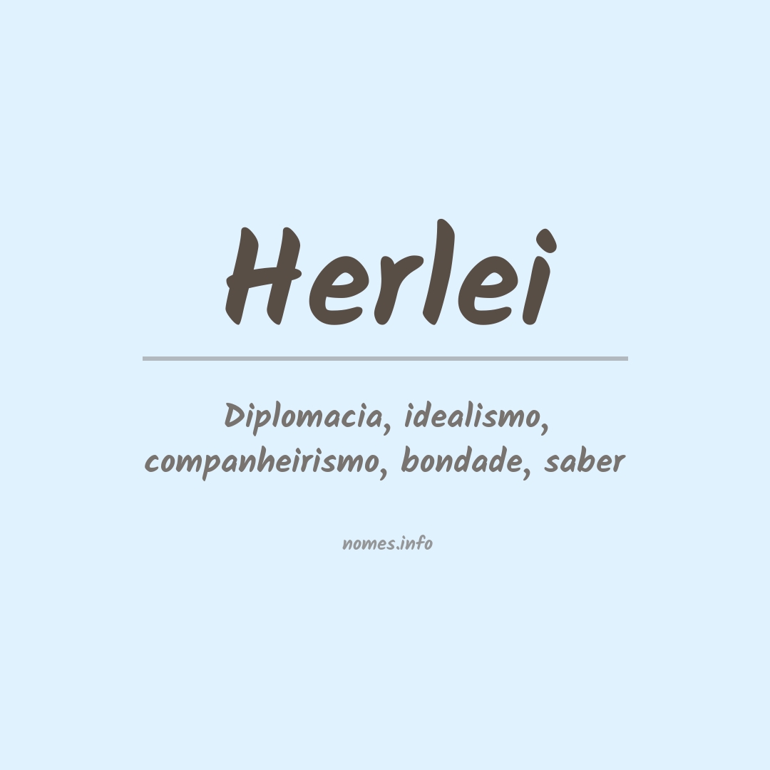 Significado do nome Herlei