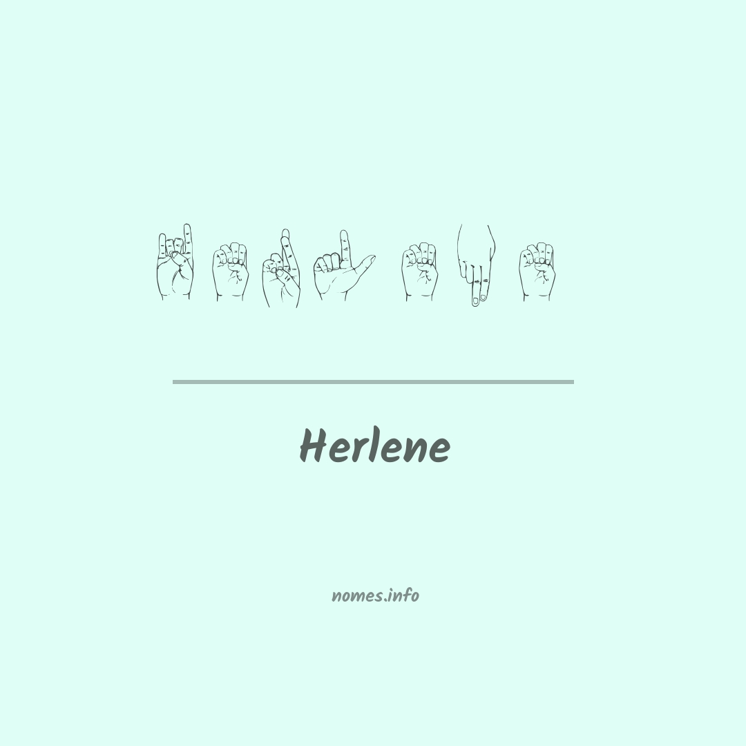 Herlene em Libras