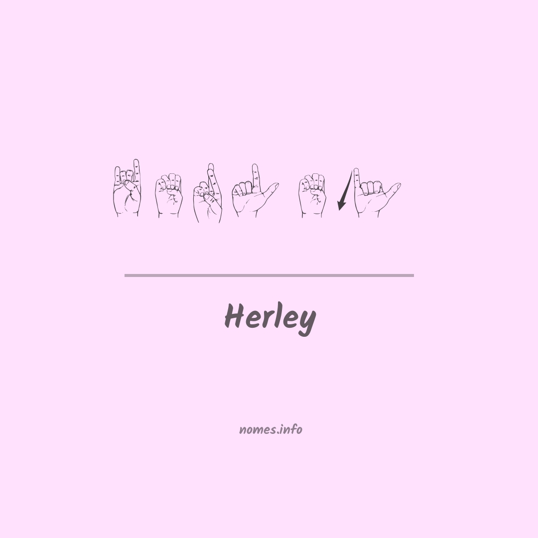 Herley em Libras