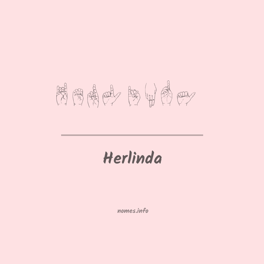 Herlinda em Libras