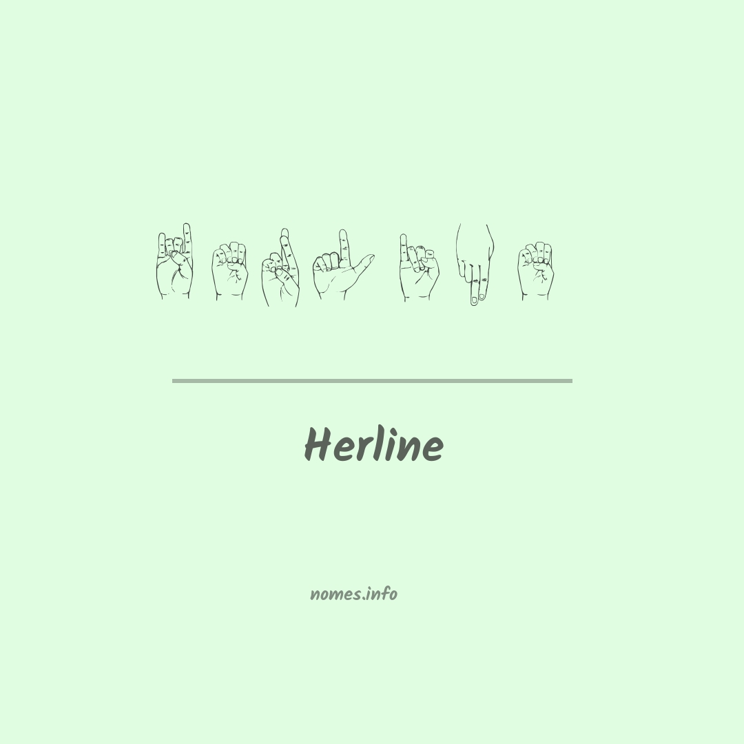 Herline em Libras