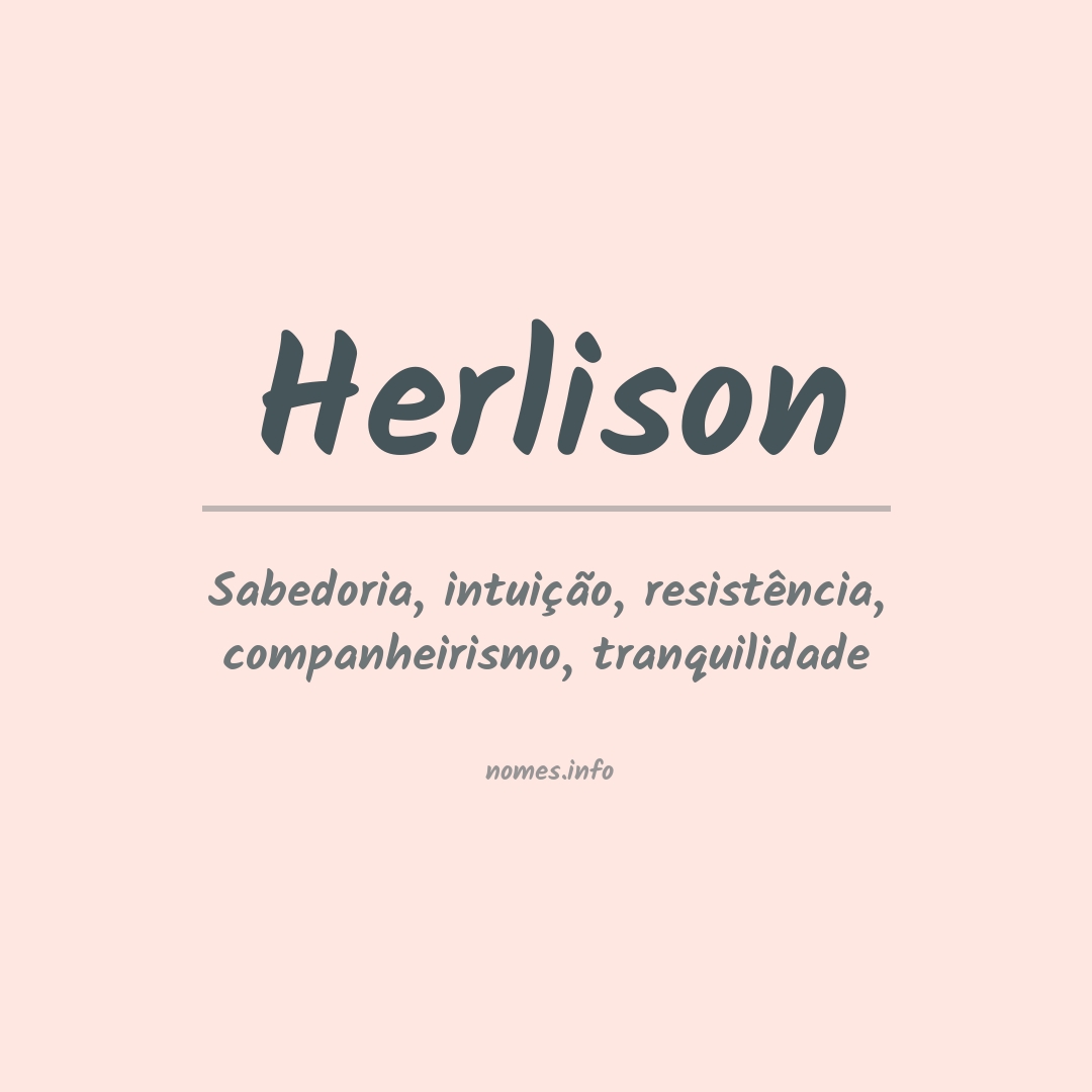 Significado do nome Herlison
