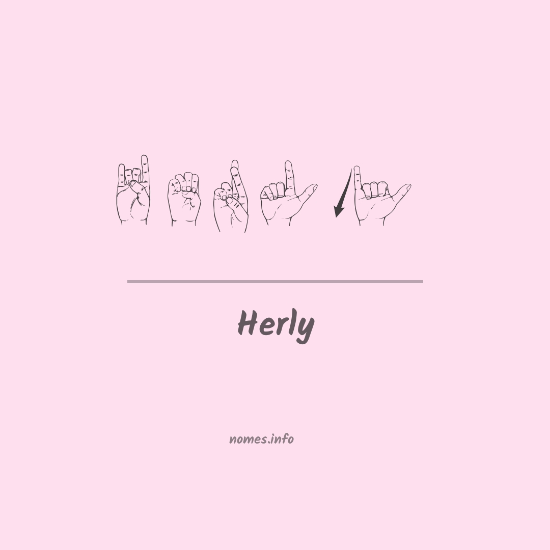 Herly em Libras