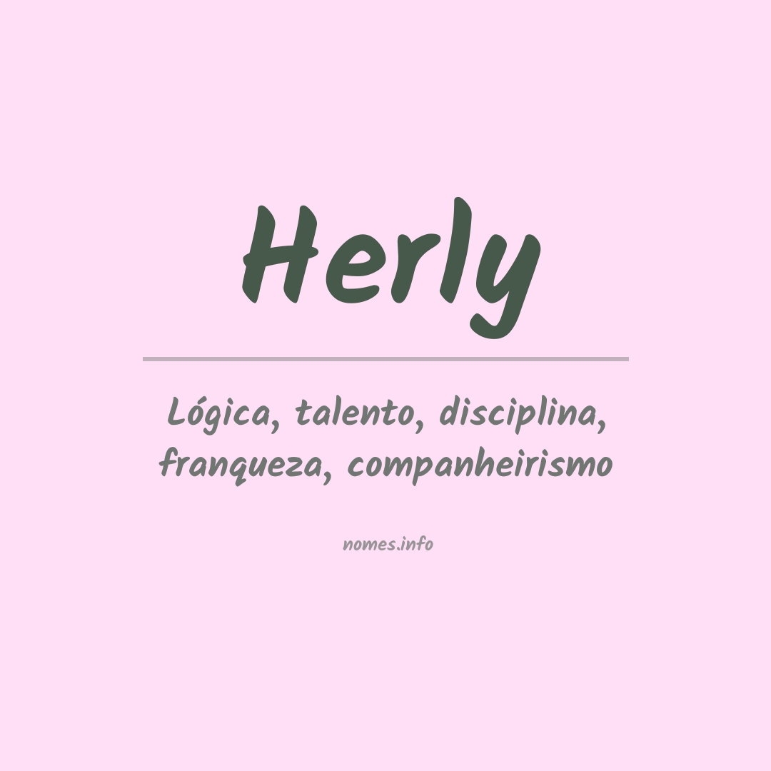 Significado do nome Herly