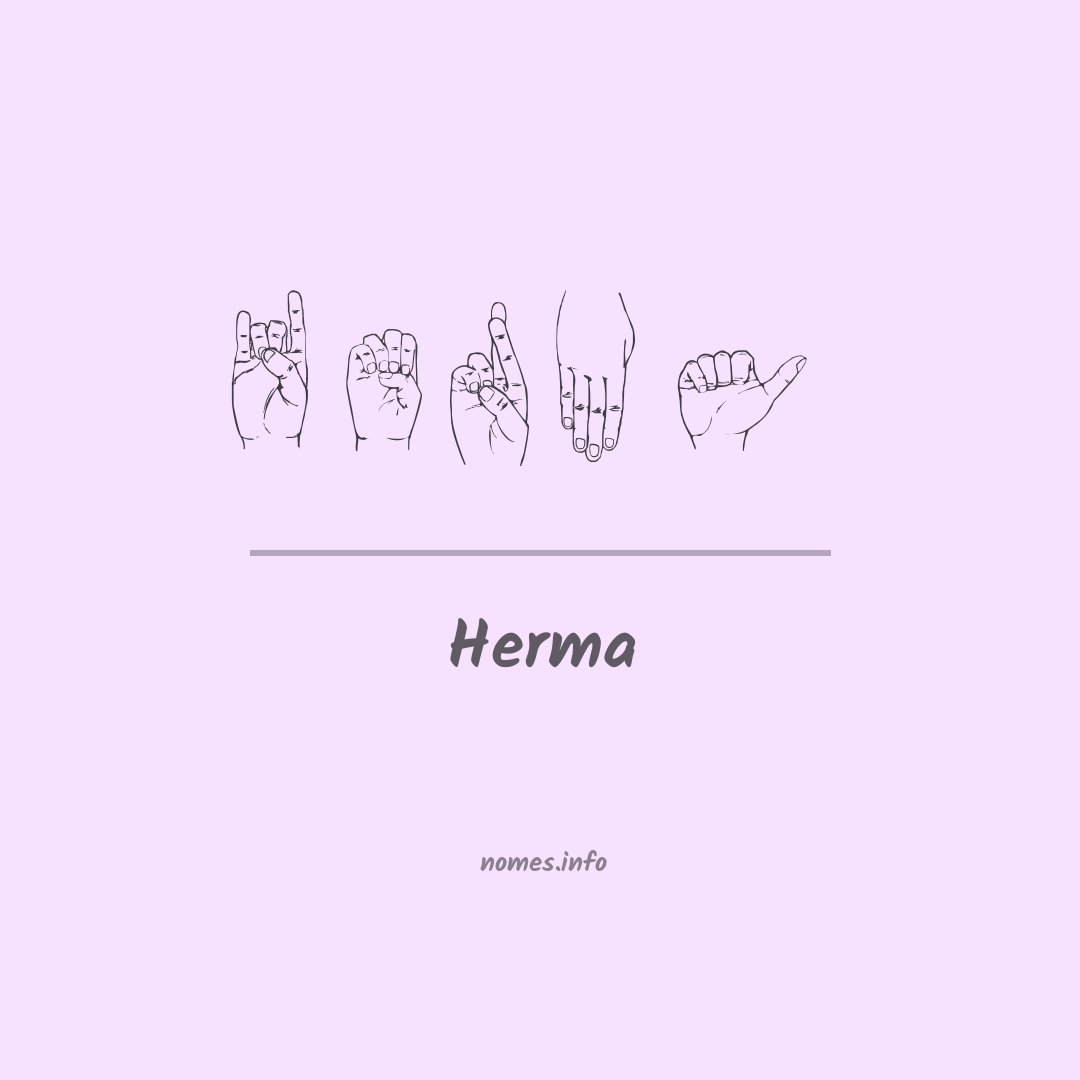 Herma em Libras Herma em Libras
