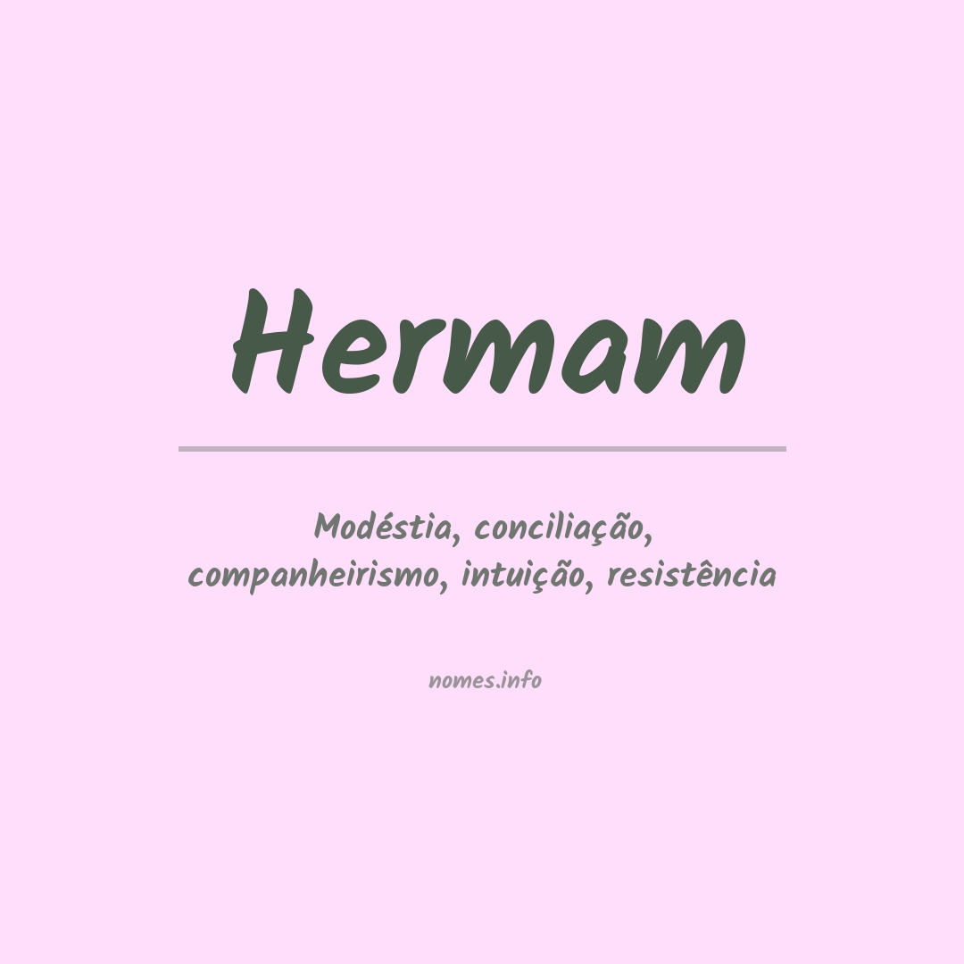 Significado do nome Hermam