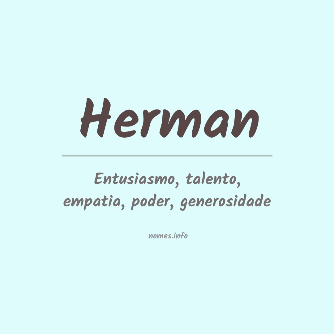 Significado do nome Herman