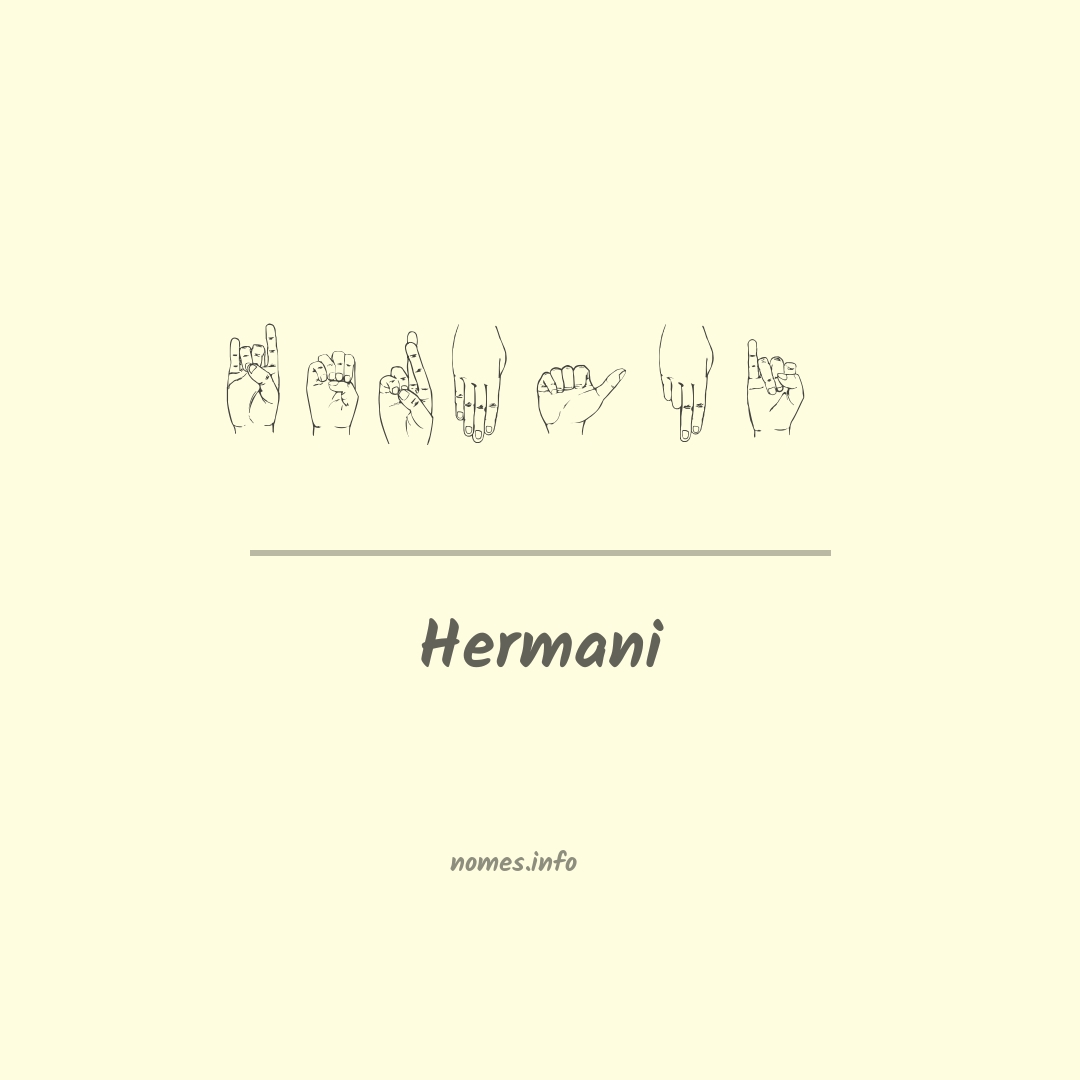 Hermani em Libras