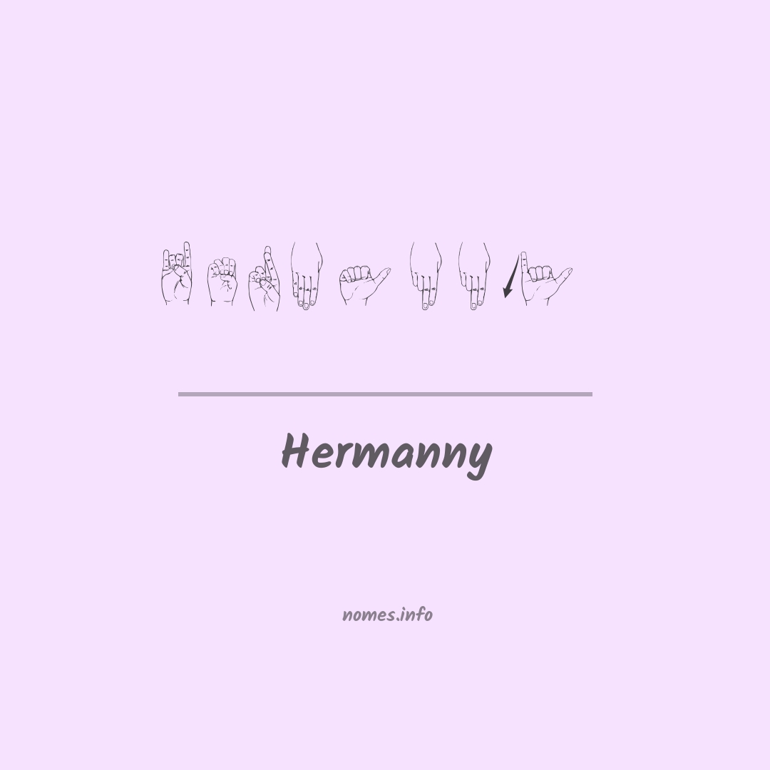 Hermanny em Libras
