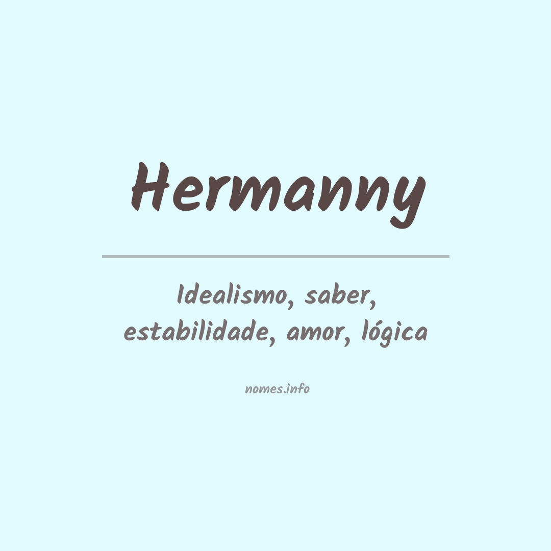 Significado do nome Hermanny