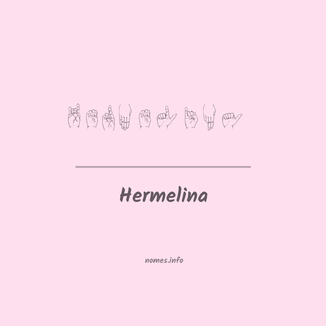 Hermelina em Libras