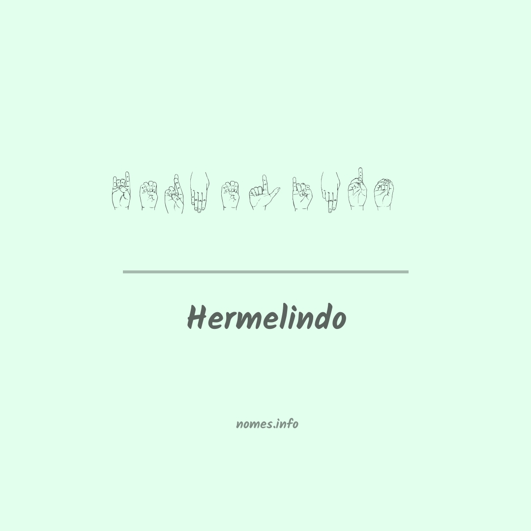 Hermelindo em Libras