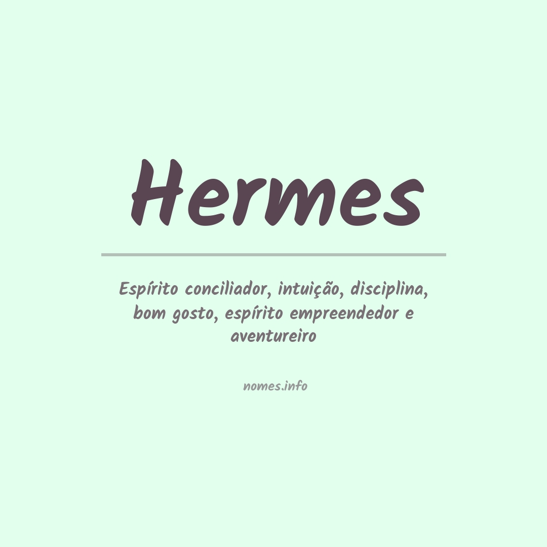Significado do nome Hermes