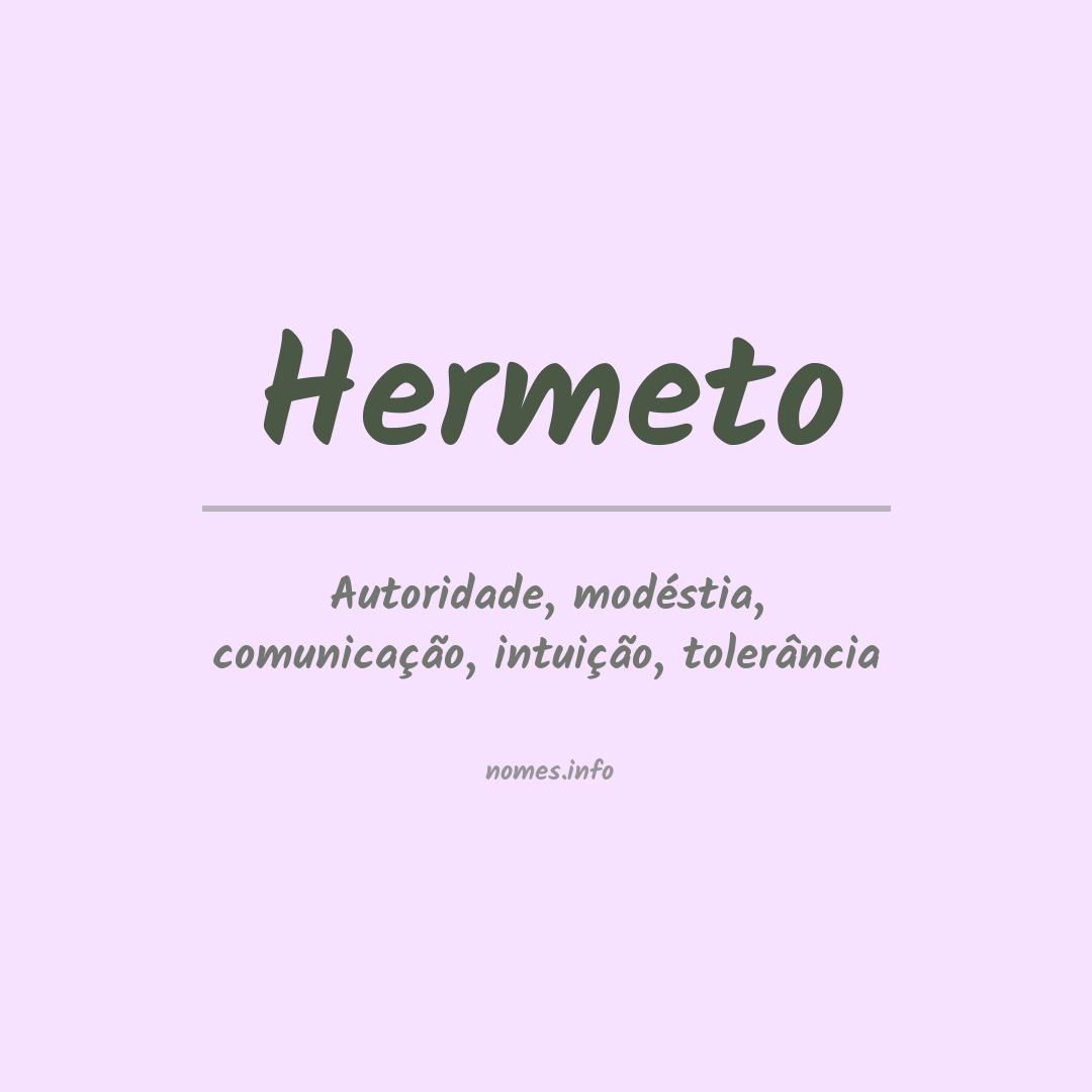 Significado do nome Hermeto