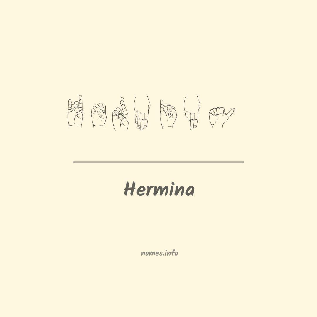 Hermina em Libras