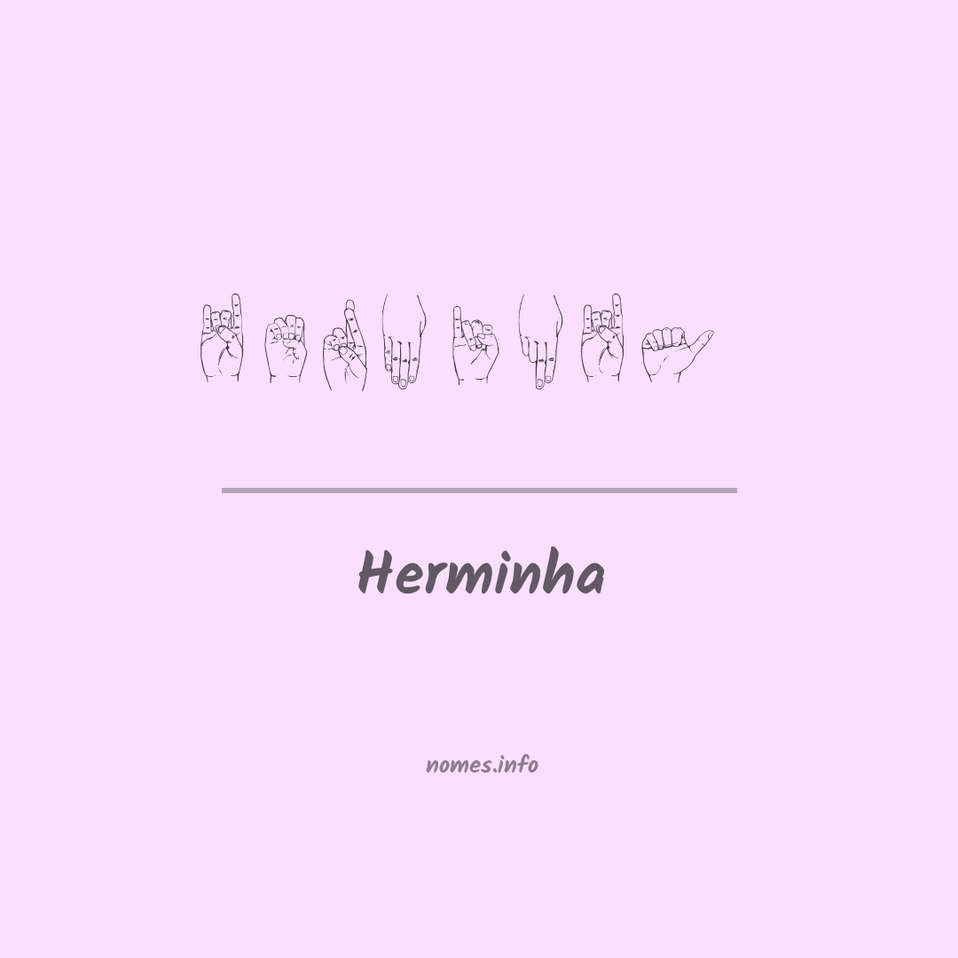 Herminha em Libras