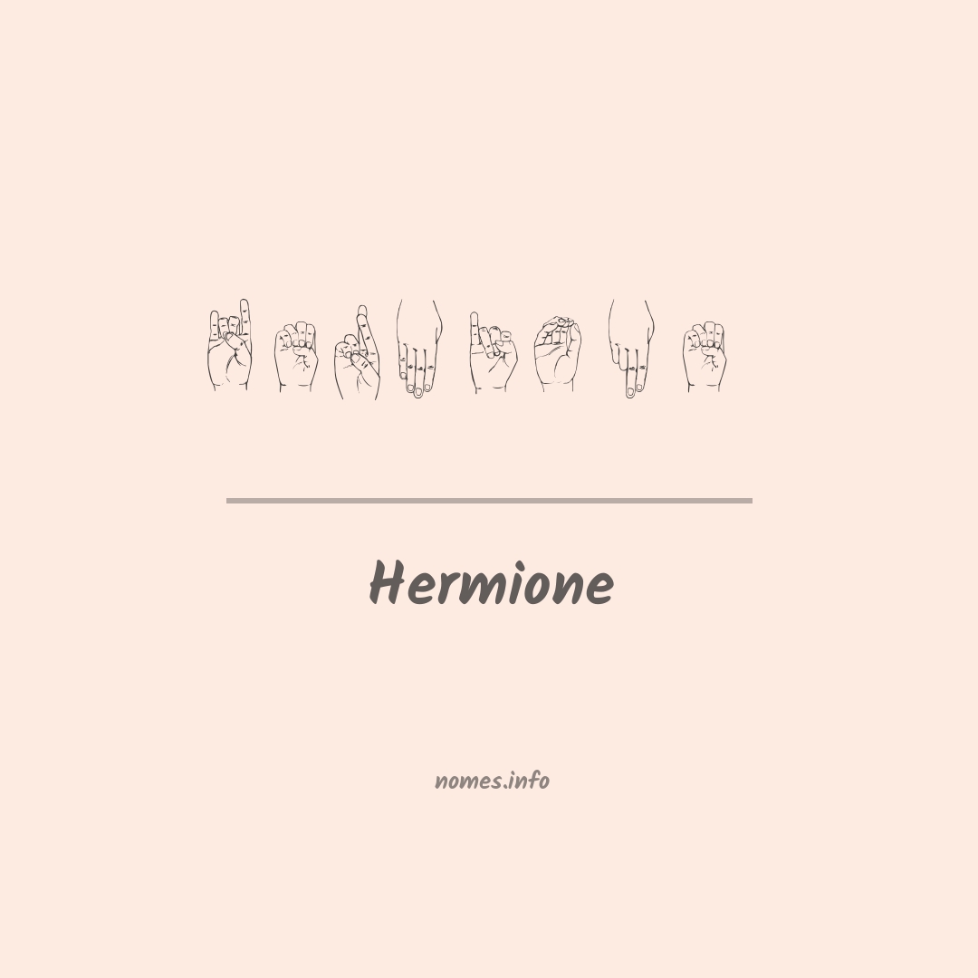 Hermione em Libras