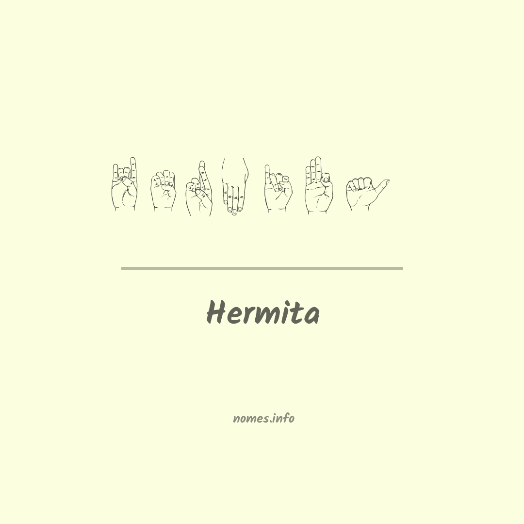 Hermita em Libras