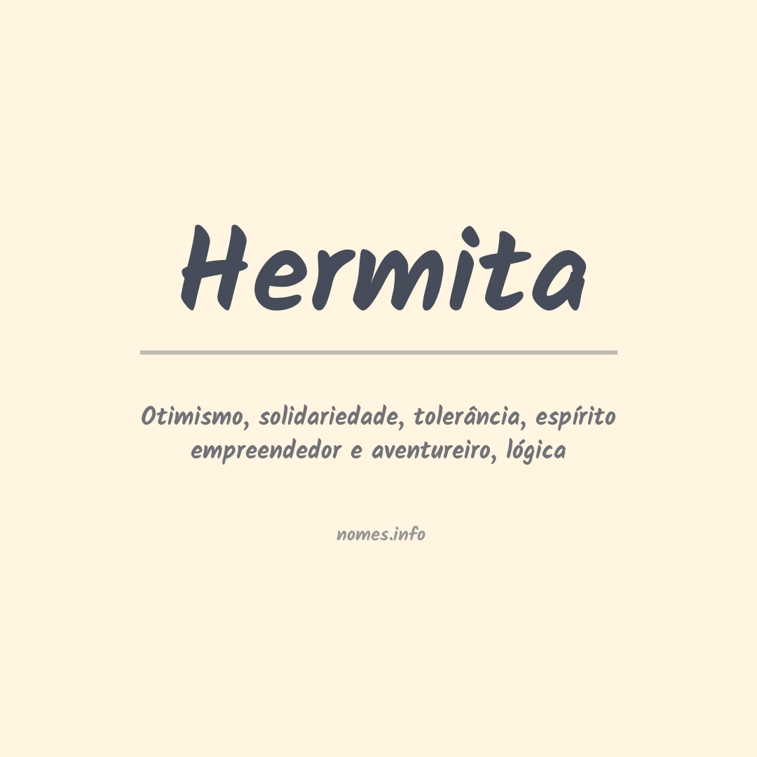Significado do nome Hermita