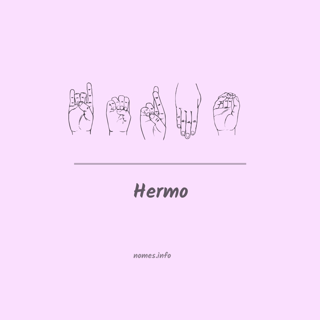 Hermo em Libras