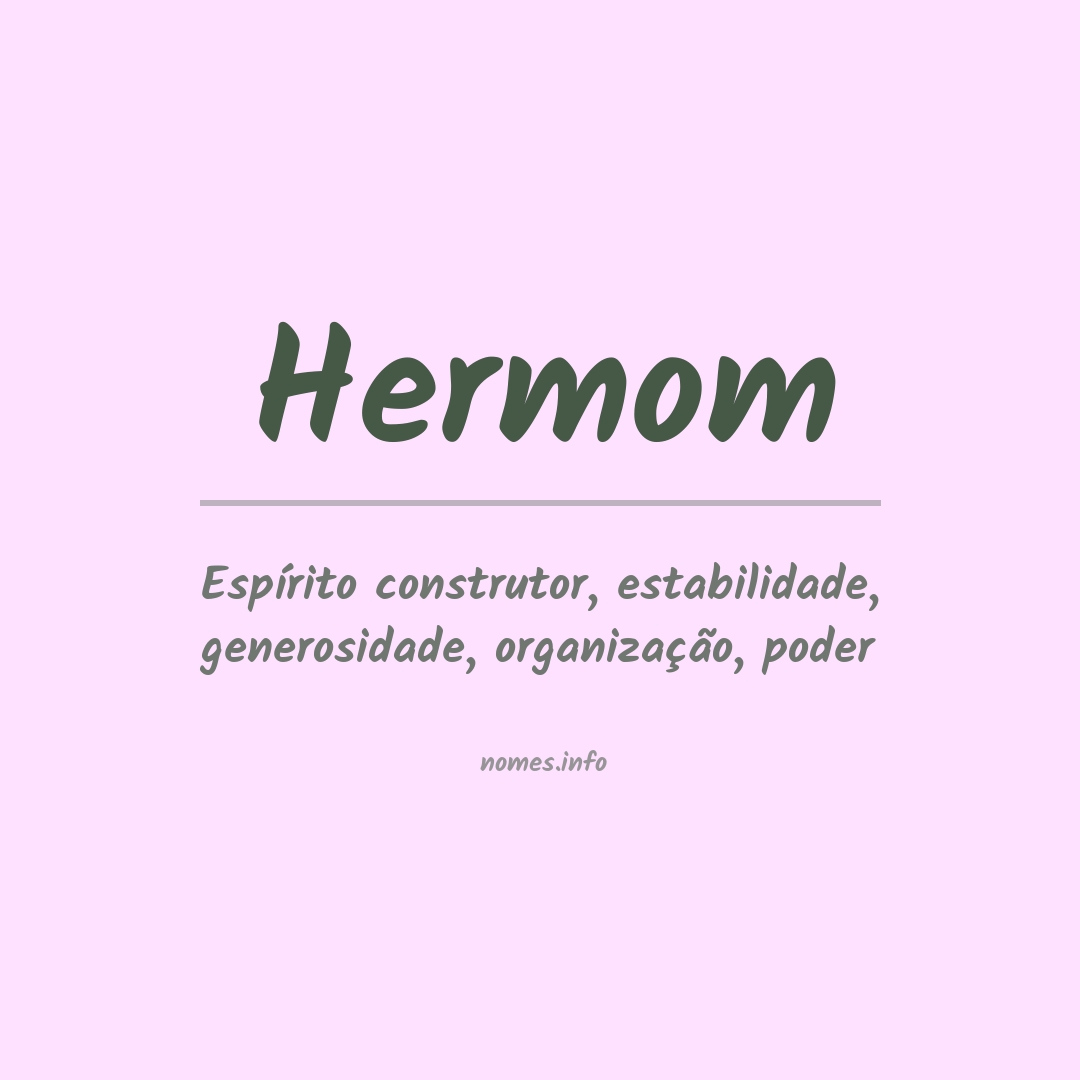 Significado do nome Hermom