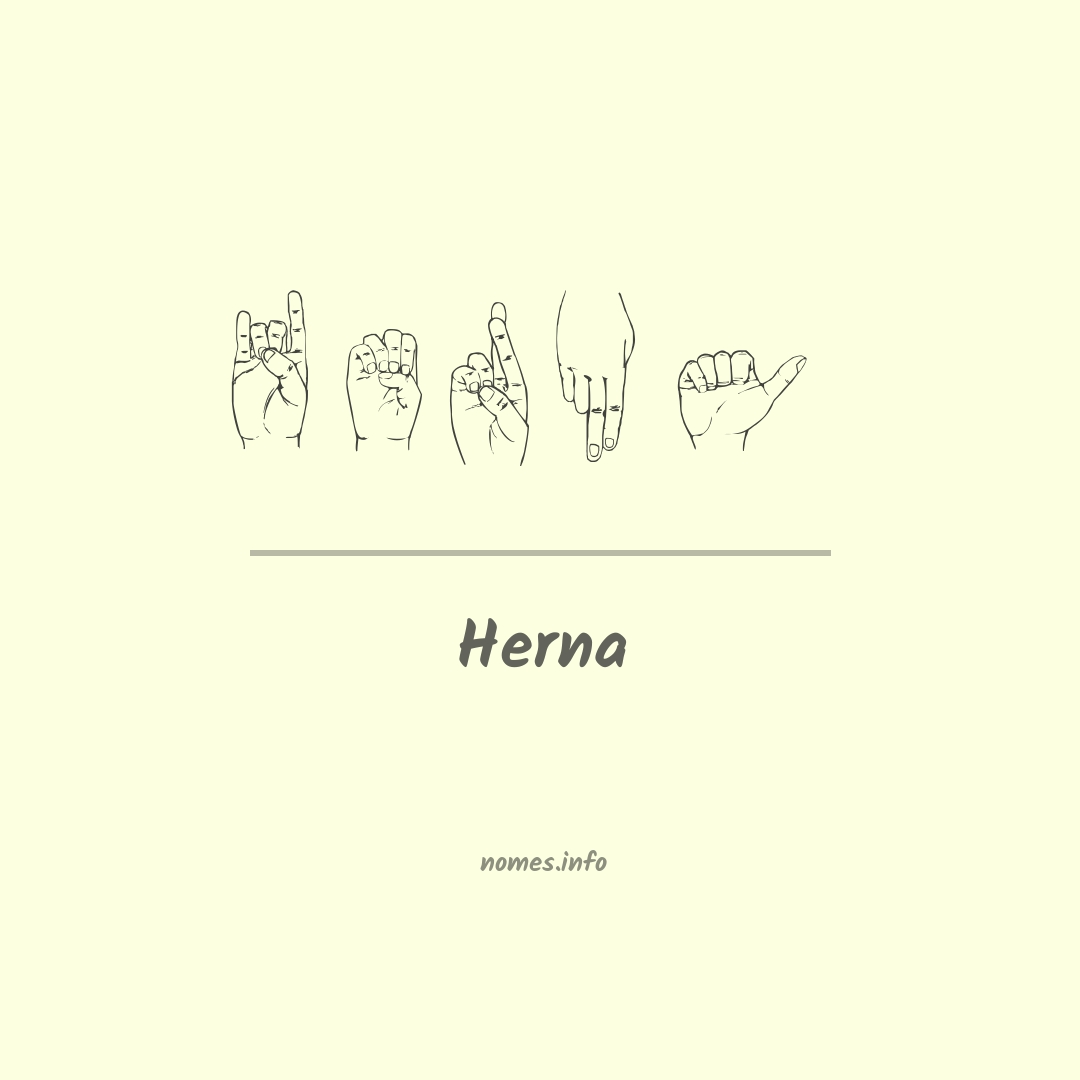 Herna em Libras