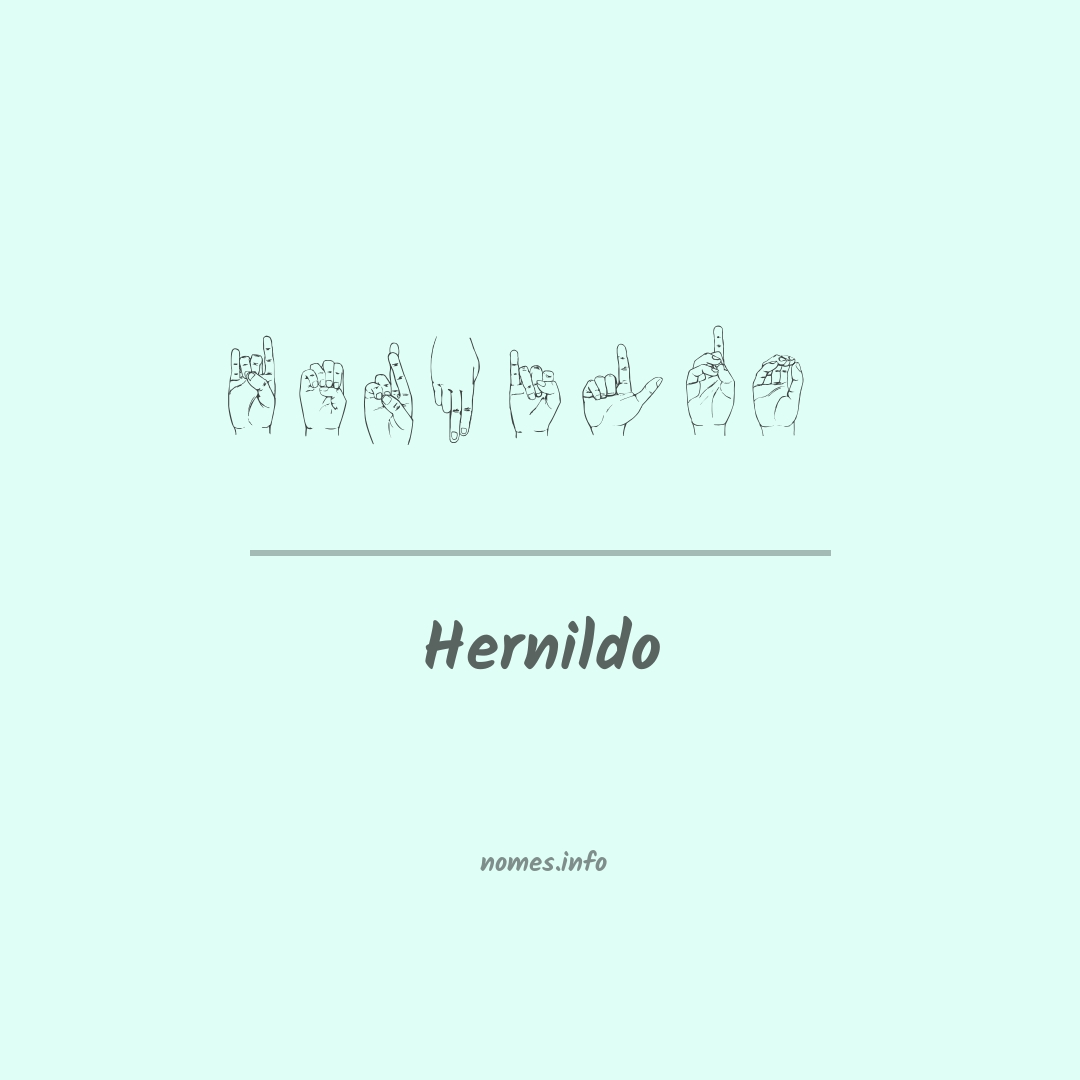 Hernildo em Libras
