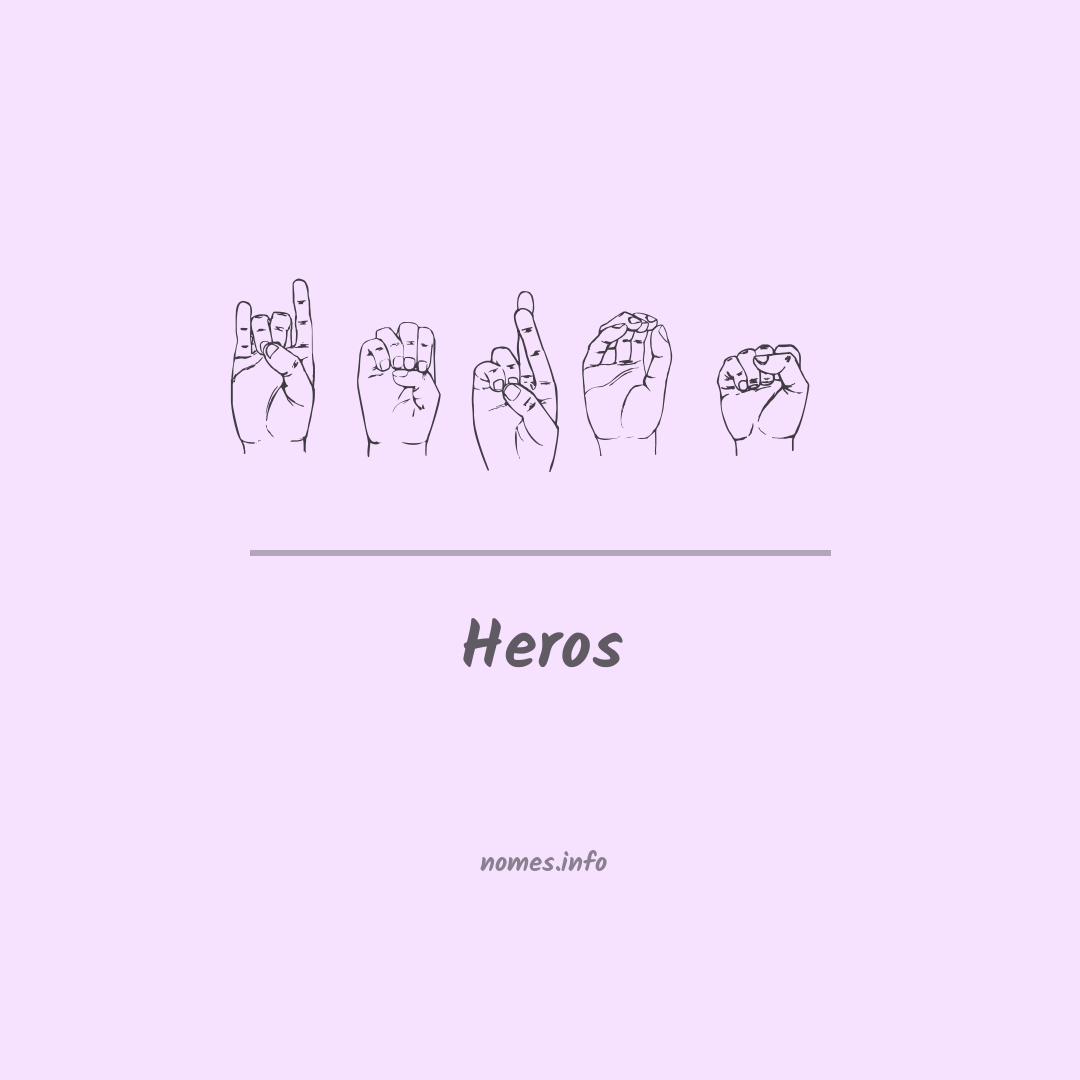 Heros em Libras