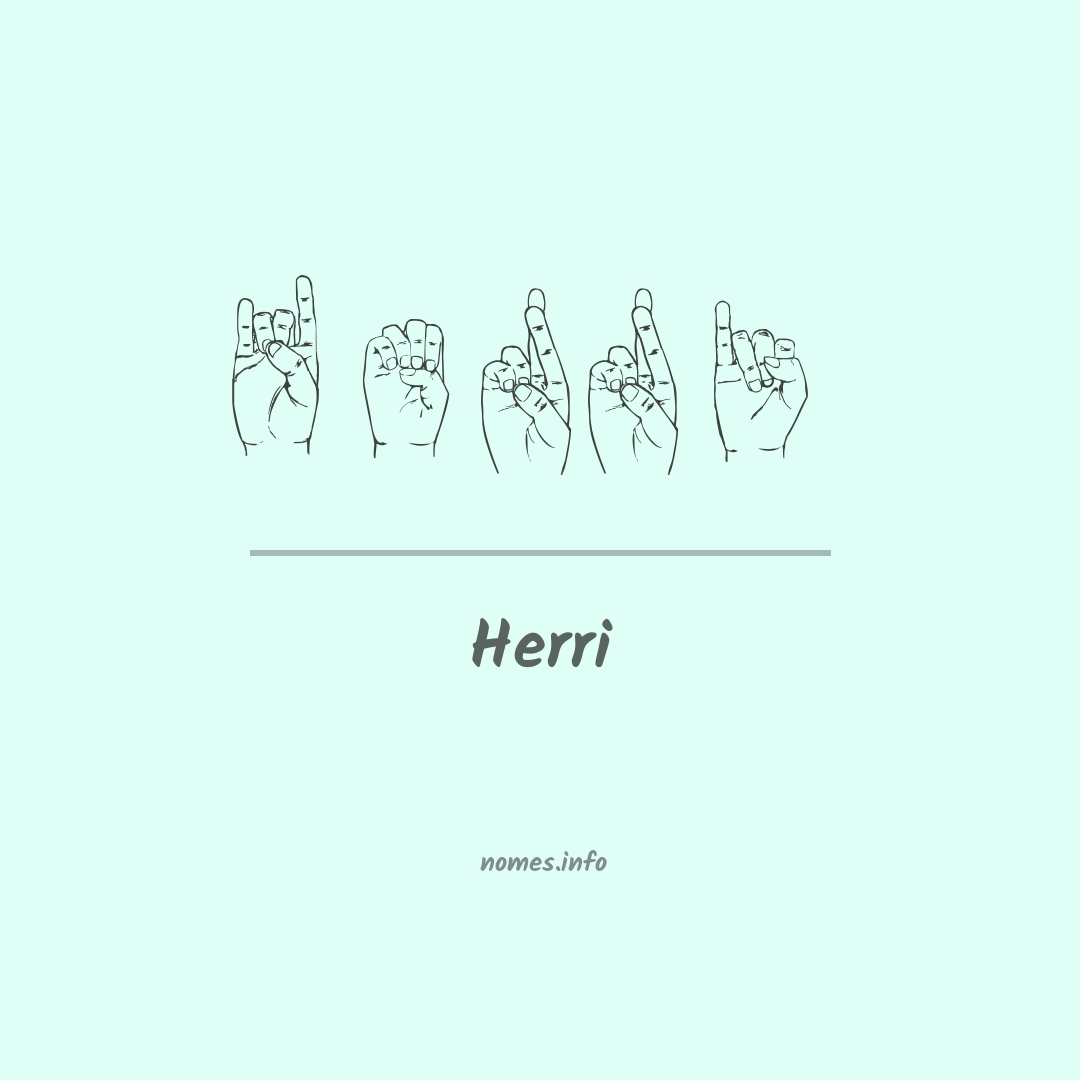 Herri em Libras
