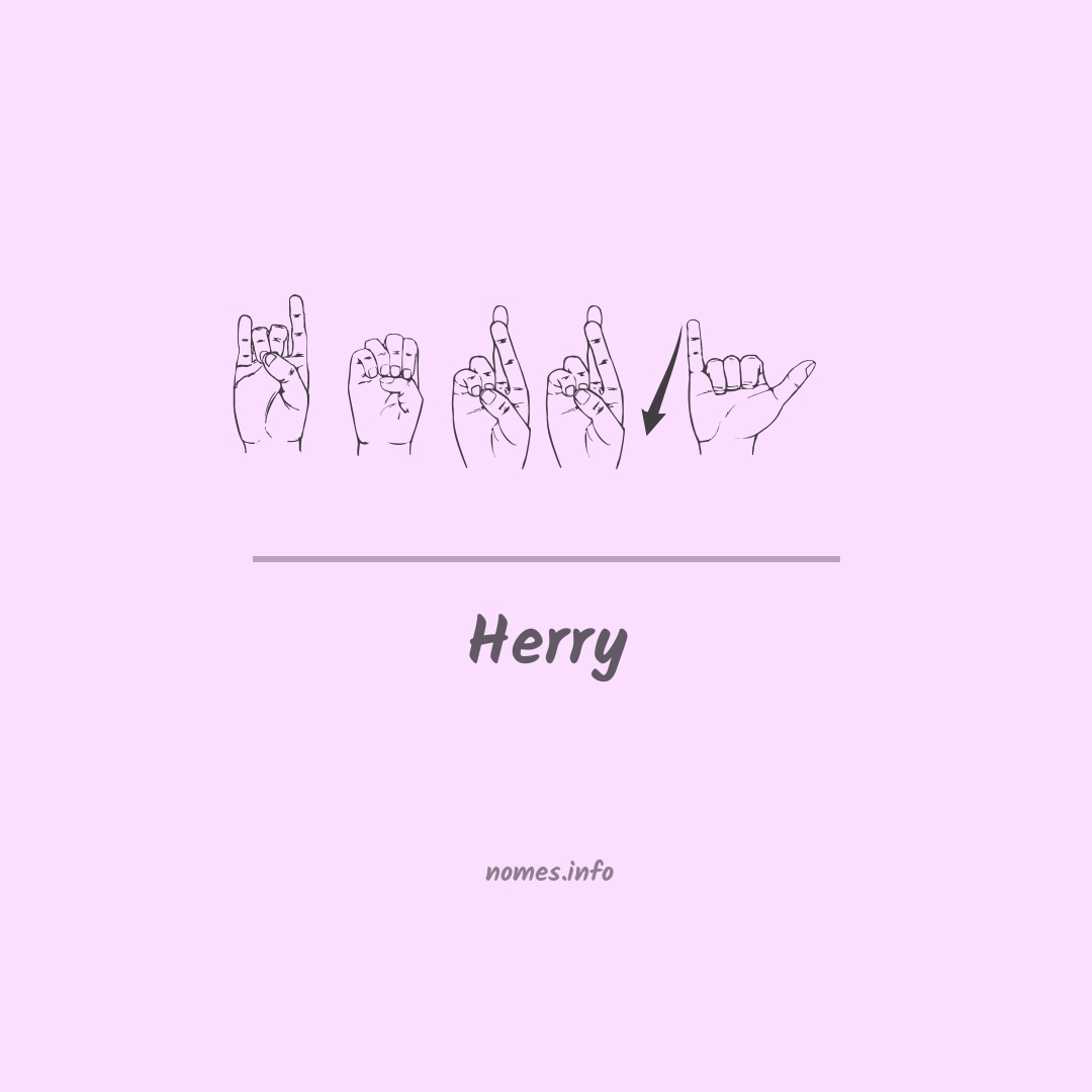 Herry em Libras