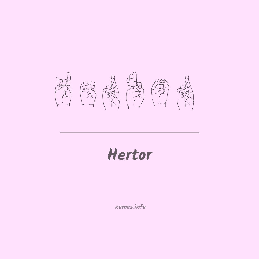Hertor em Libras