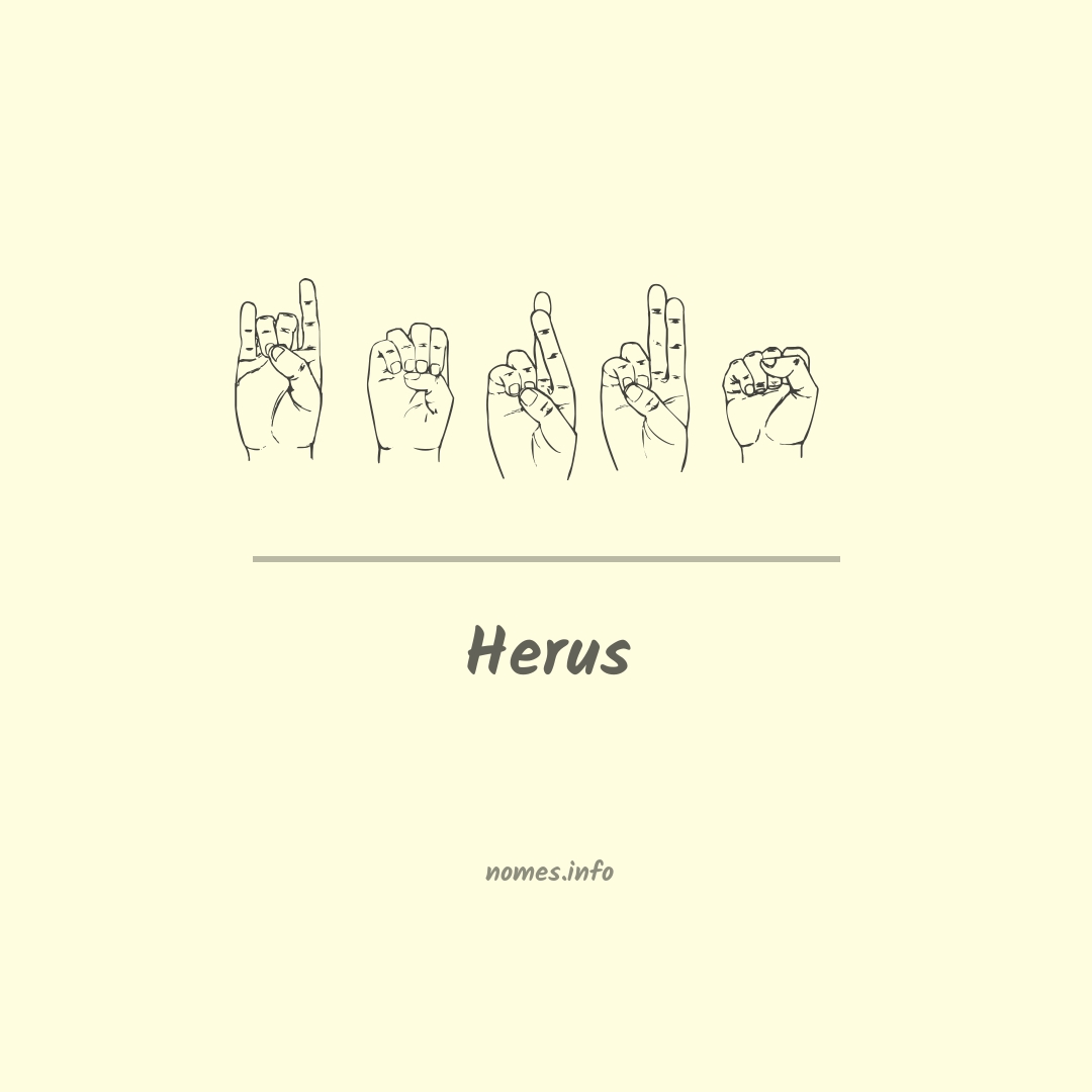 Herus em Libras