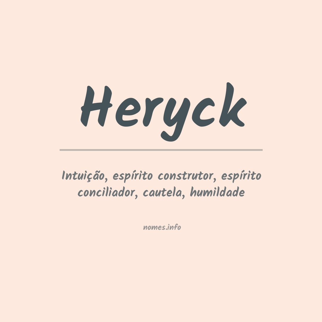 Significado do nome Heryck