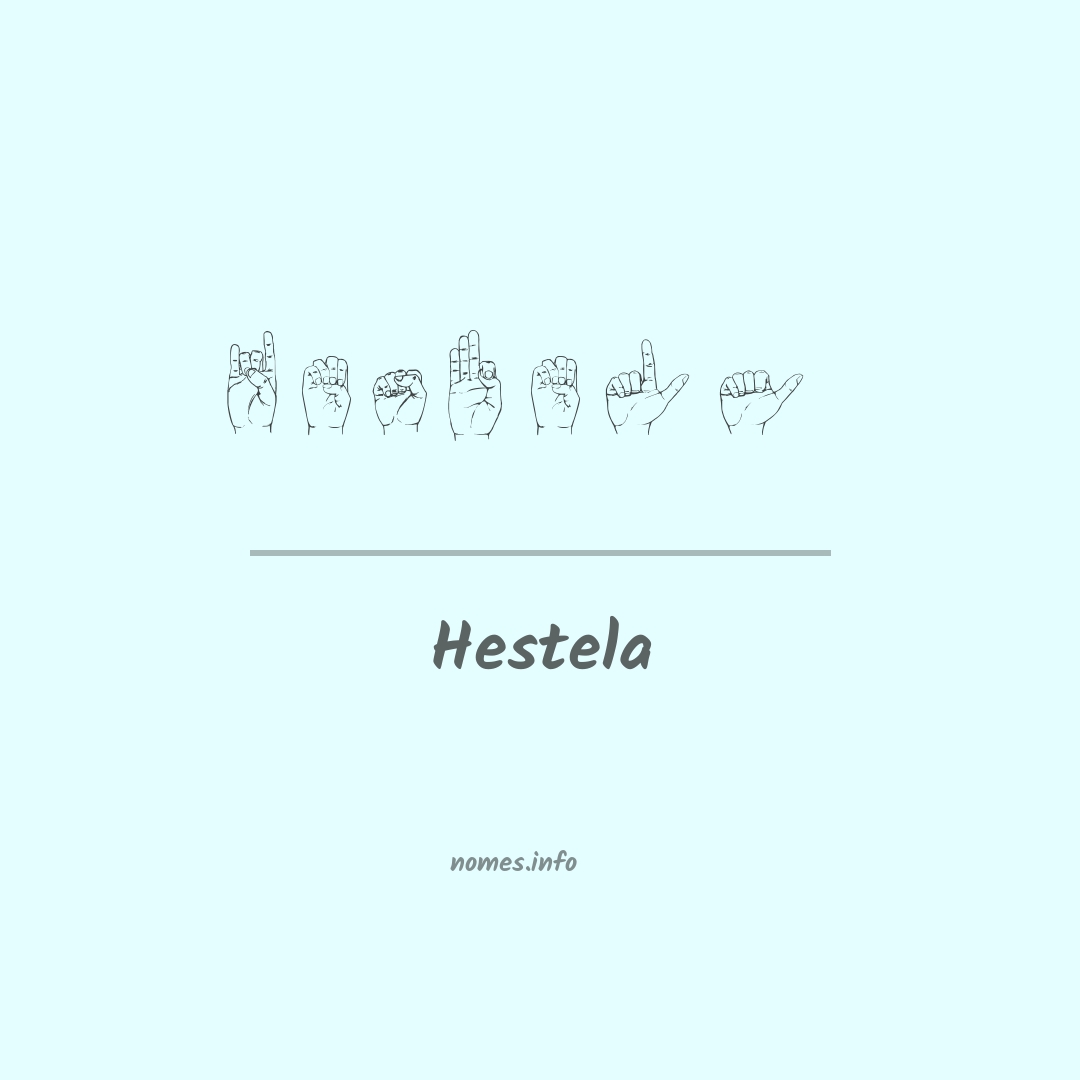 Hestela em Libras